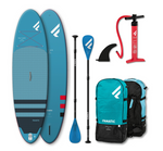 Fanatic Fly Air 9'8" Inflatable Paddle Board with Pure Paddle in Blue