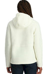 Spyder Cloud Fleece Hoodie for Women Jacket in Snow back