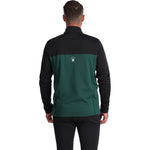 Spyder Charger Mens Thermastretch 1/2 Zip Neck Cyprus Green back