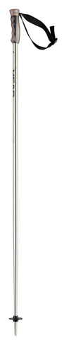 Head Ski Pole Multi in Brushed Aluminium 125cm