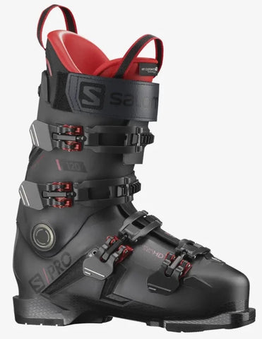 Salomon S Pro 120 GW Mens Ski Boot Belluga Red and Black