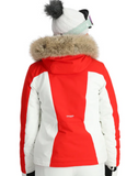 Spyder Vida Womens Stretch Ski Jacket in Volcano back