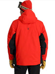 Spyder Primer Mens Ski Snowboard Jacket in Volcano back