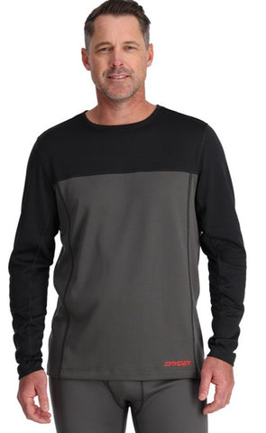 Spyder Charger Mens Thermastretch Crew Neck Polar
