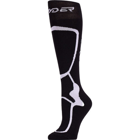 Spyder Pro Liner Womens Ski Sock in Black