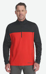 Spyder Charger Mens Thermastretch 1/2 Zip Neck Volcano