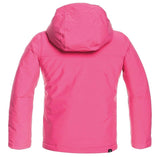 Roxy Galaxy Girls Ski Jacket in Shocking Pink