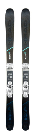 Head Kore 93 W ski with Attack² 12 bindings in 163cm