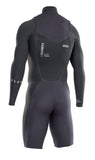 ION Element Men's Shorty Wetsuit with Long Sleeves 2/2 Front Zip DL in Black Style: 48212-4490 Back