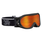 Whizz Ski or Snowboard Goggle in Black gloss/red