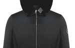 Poivre Blanc Women's W0800 Faux Fur Sporty Ski Jacket in Fancy Black zoom shot