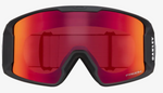 Oakley Line Miner L Snow Goggles oo7070-02 Matte Black with Prizm Snow Torch Iridium Lens