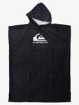 Quiksilver Hooded Towel Surf Poncho in Black AQYAA03233
