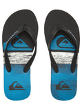 Quiksilver Molokai Panel  Sandals in Black Blue Blue AQYL101107-XKBK