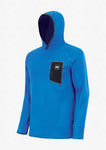 Picture Organic Clothing Men's Bake Grid Fleece Hoodie in Picture Blue