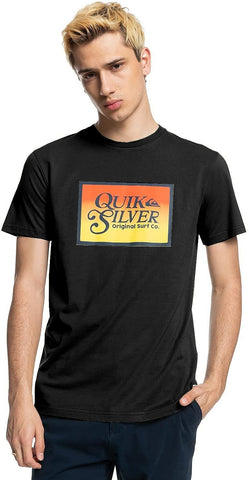 Quiksilver Quik Sunset T Shirt for Men in Black