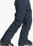 Quiksilver Estate Snow Pants for Men in Black Heather Side Veiw