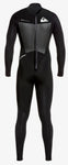 Quiksilver 3/2mm Mens Syncro Back Zip Wetsuit in Black