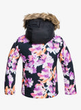 Roxy Jet Ski  Snow Jacket for Girls in  TRUE BLACK JORJA back