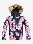 Roxy Jet Ski  Snow Jacket for Girls in  TRUE BLACK JORJA