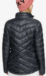Roxy Sunset Water Resistant Insulator Jacket for Women in True Black Style: ERJBP04204-KVJ0 back