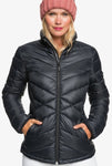 Roxy Sunset Water Resistant Insulator Jacket for Women in True Black Style: ERJBP04204-KVJ0