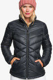 Roxy Sunset Water Resistant Insulator Jacket for Women in True Black Style: ERJBP04204-KVJ0