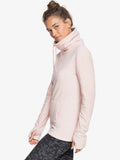 Roxy Snow Flakes Vibes High Collar Polar Fleece for Women in Silver Pink Style: ERJFT04260-MFC0 size view