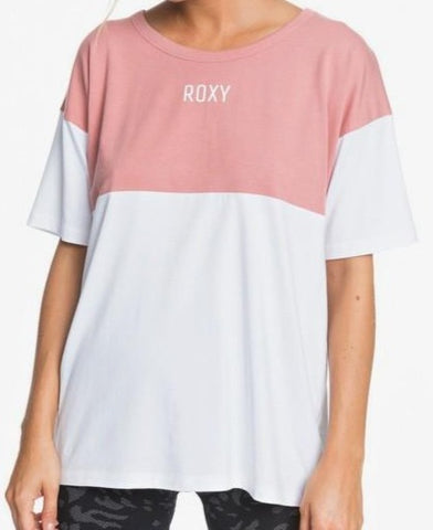 Roxy Come Into My Life T-Shirt for Women in Dusty Rose Style: ERJZT05018 - MKP0