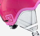 Salomon Grom Ski Helmet Glossy Pink in Kids Medium  zoom