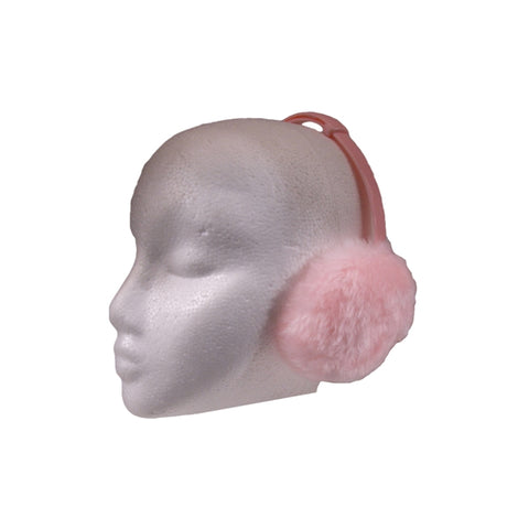 Ladies Fur Ear Muffs Pink