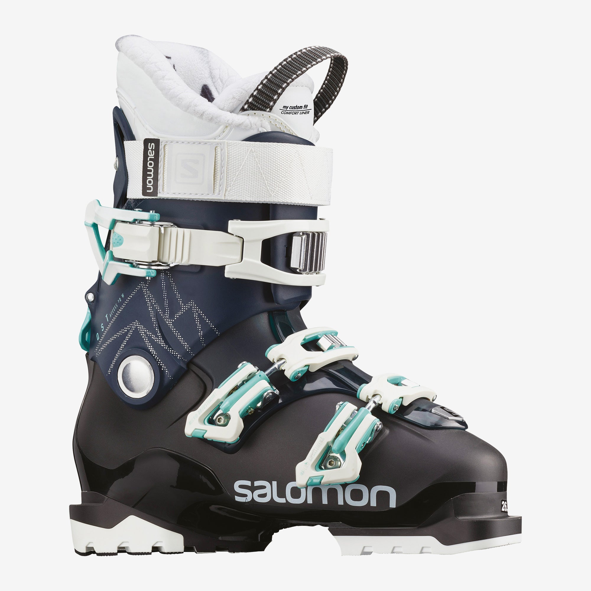 Salomon QST 70 Women's Ski Boots in Petrol Blue –