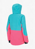 Picture Organic Clothing Women's Tanya Snow Jacket in Light Blue Pink back veiw