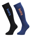 Barts 2 Pack Ski Socks Black and Blue