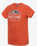 Picture Organic Clothing Men's Yukon T-Shirt in Burnt Orange